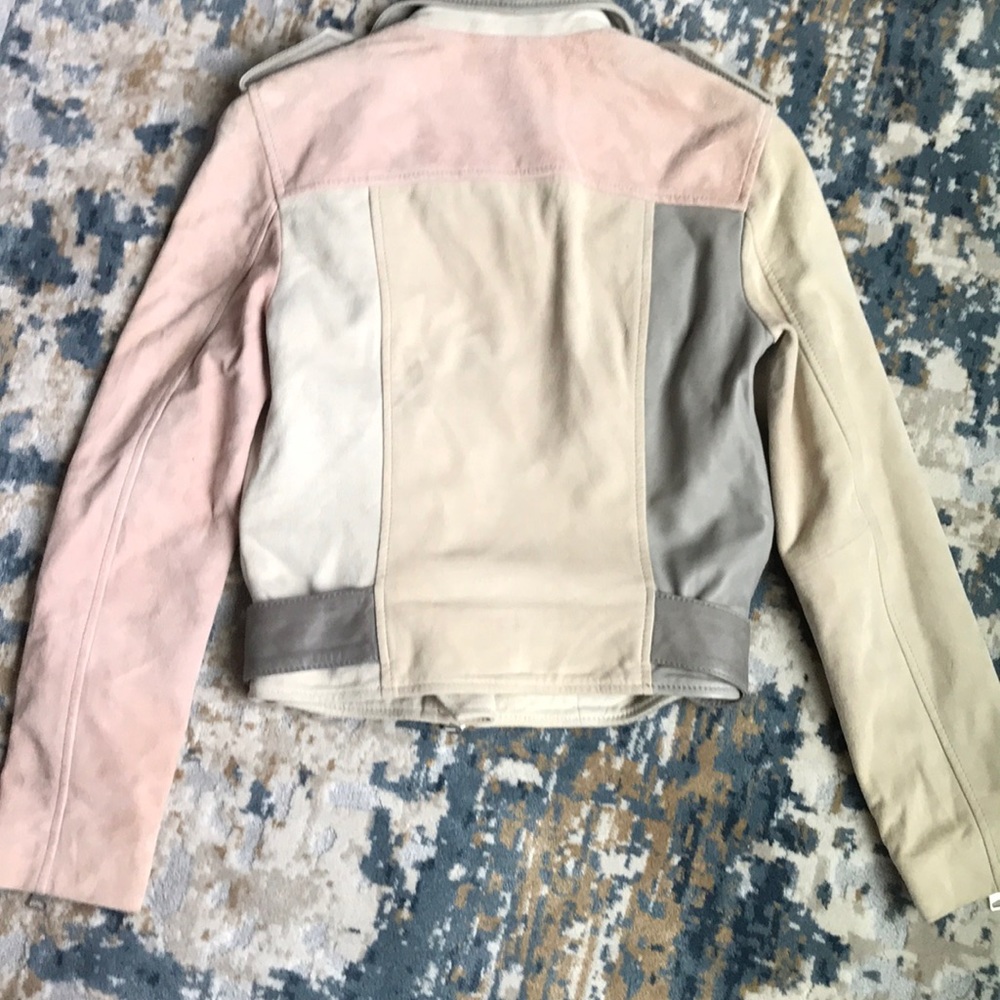 AllSaints Suede Biker Jacket, worn 2 times - Picture 8 of 9
